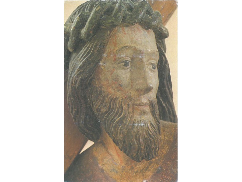 Beichtbildchen Christus ca. 12 x 7,5 cm