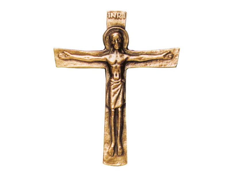 Bronzekreuz mit Körper 14 cm Bronzekreuz mit Körper 14 cm