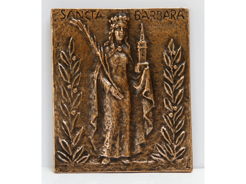 Bronze-Relief Barbara 12x10 cm Bronze-Relief Barbara 12x10 cm