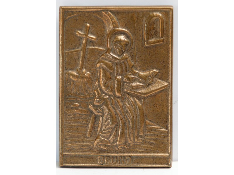 Bronze-Relief Bruno 8,5 x 6 cm Bronze-Relief Bruno 8,5 x 6 cm