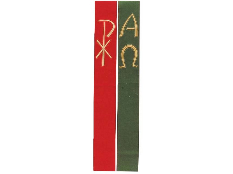 Doppelstola rot/grün  Pax, Alpha, Omega