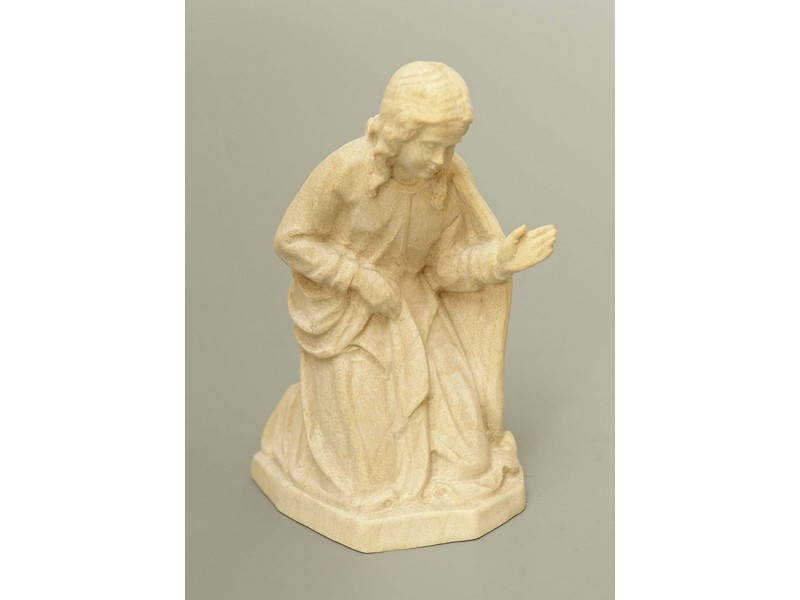 Hl. Maria für 12 cm Figuren natur geschnitzt