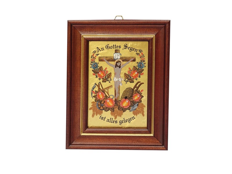 Hintergl. 'An Gottes Segen..' Gr.: 4 gold Hintergl. 'An Gottes Segen..' Gr.: 4 gold