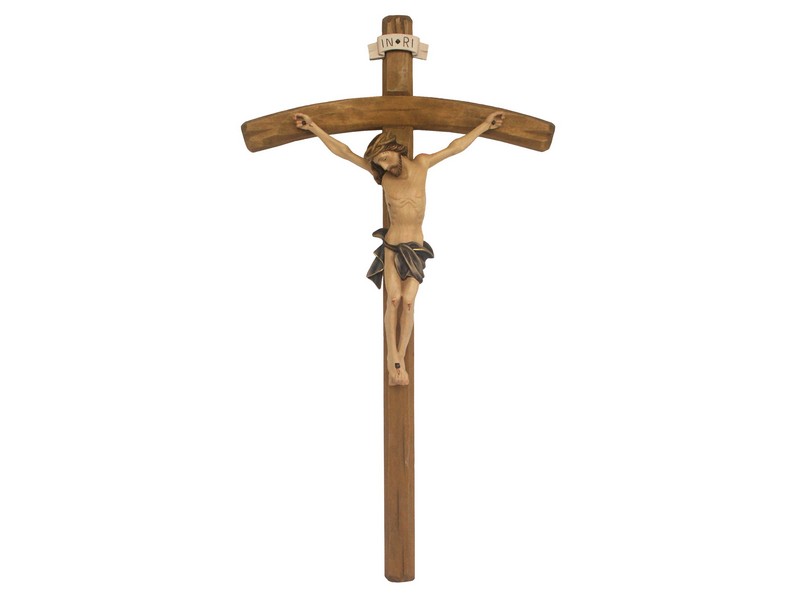 Haibacher Kreuz Korpus 30 cm bemalt, mit Balken 65cm Haibacher Kreuz Korpus 30 cm bemalt, mit Balken 65cm