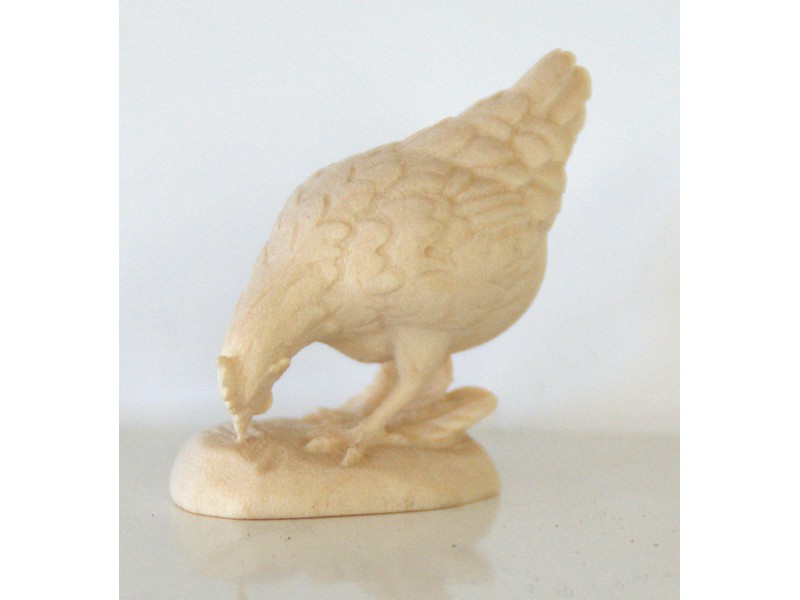 Henne pickend für 12 cm Figuren natur Henne pickend für 12 cm Figuren natur
