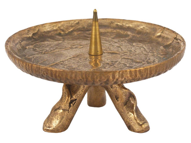 Kerzenleuchter Bronze H: 6,5 cm ø 14 cm Kerzenleuchter Bronze H: 6,5 cm ø 14 cm