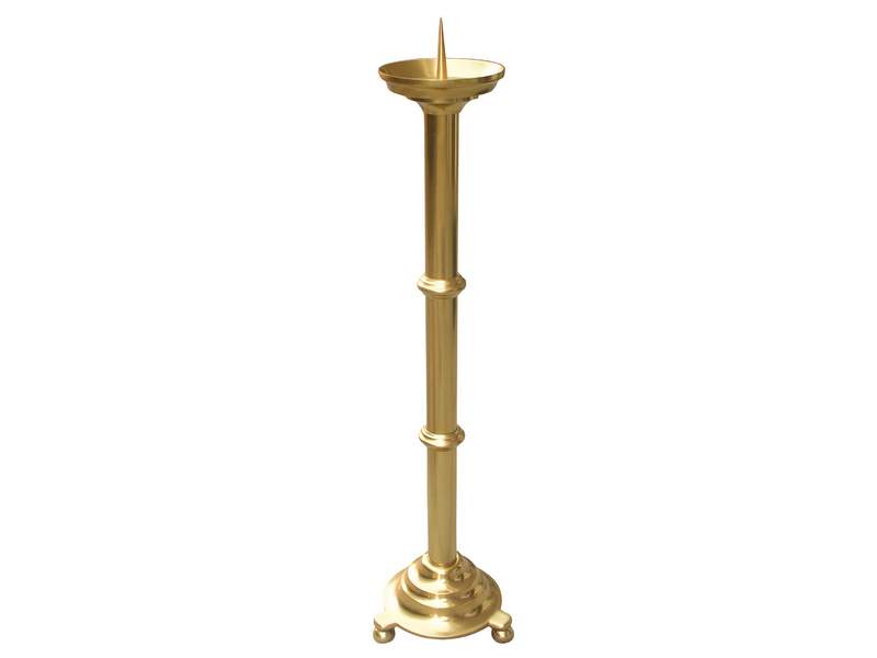 Leuchter 100 cm Messing Gold eloxiert Leuchter 100 cm Messing Gold eloxiert