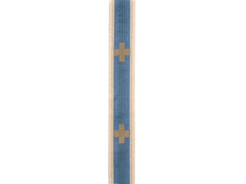 Marienstola mit 3 Goldkreuzen, Handwebstoff Marienstola mit 3 Goldkreuzen, Handwebstoff