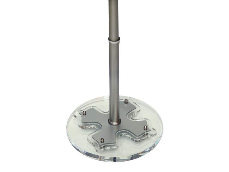 Standfuß für Vortragskreuz Plexiglas, ø 28 cm, H: 33 cm Standfuß für Vortragskreuz Plexiglas, ø 28 cm, H: 33 cm
