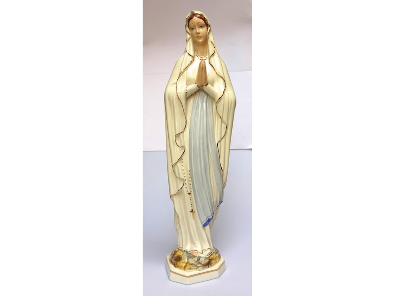 Lourdes Madonna Porzellan bemalt H: 64 cm