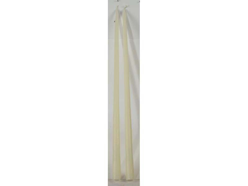 Blasiuskerzen-Paar 57x2 cm, konisch verlaufend auf Spitz Blasiuskerzen-Paar 57x2 cm, konisch verlaufend auf Spitz