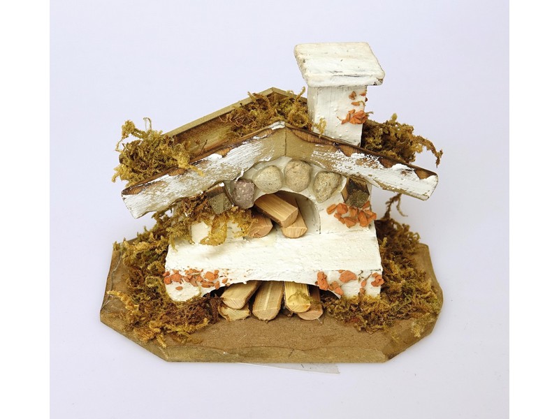 Backhaus Holz/Guss bemalt, B/H/T: 14x10x10 cm Backhaus Holz/Guss bemalt, B/H/T: 14x10x10 cm