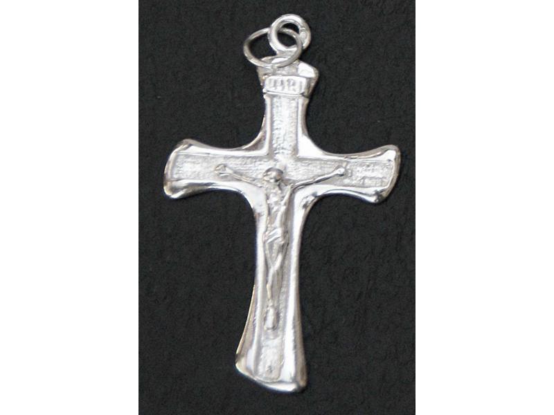 Kreuz Anhänger echt Silber, 4 cm