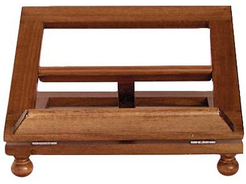 Messbuchpult-Holz 110 gebeizt 30 x 24 cm