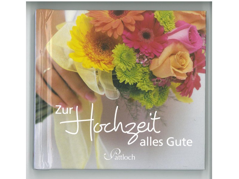 Zur Hochzeit alles Gute, Sprüchebuch 11x12 cm