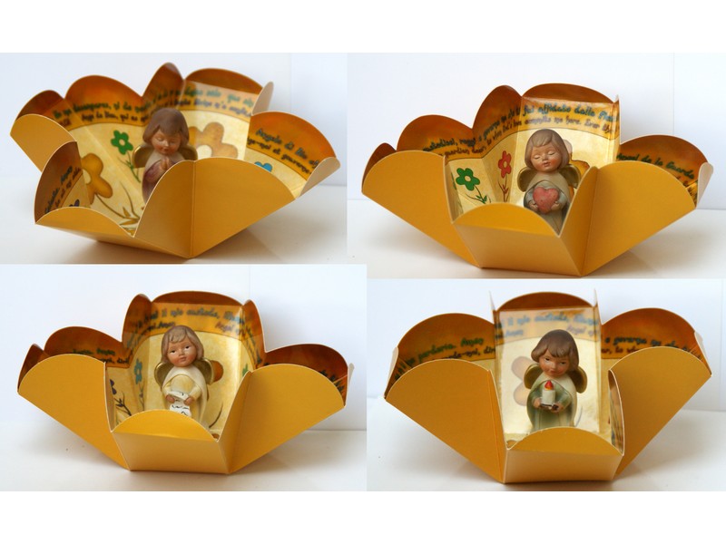 Engel 8 cm Kunstguss bemalt, versch. Modelle in Box Engel 8 cm Kunstguss bemalt, versch. Modelle in Box