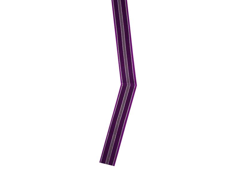 Diakonstola violett mit Streifendekor Diakonstola violett mit Streifendekor