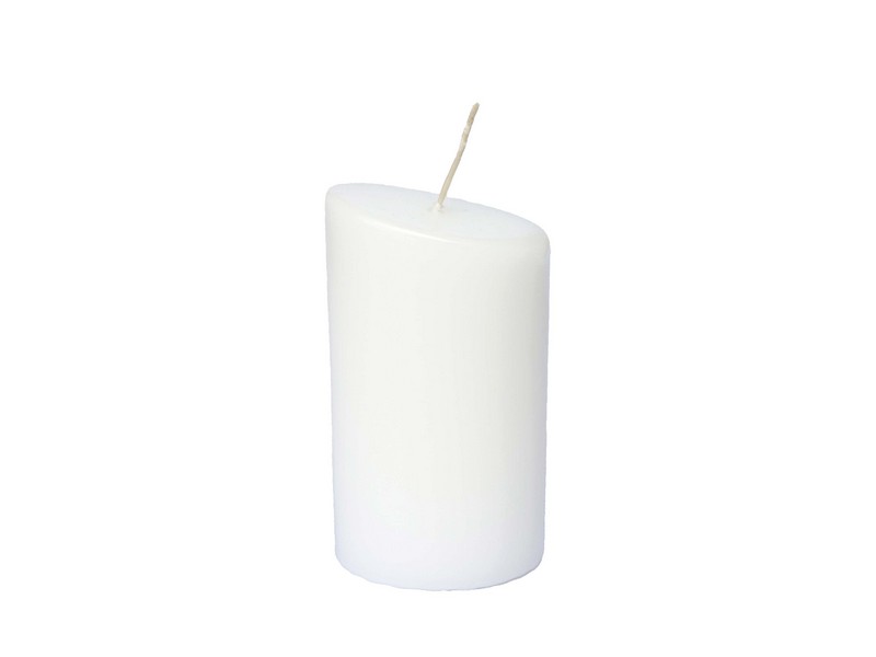 Ovalstumpen weiß 12 cm Ovalstumpen weiß 12 cm