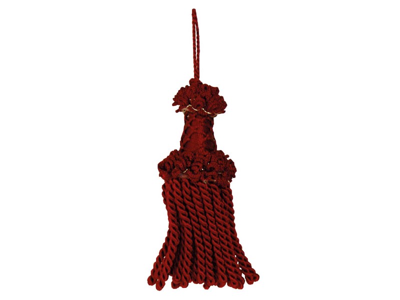 Quaste 8 cm Boillonfransen rot Quaste 8 cm Boillonfransen rot
