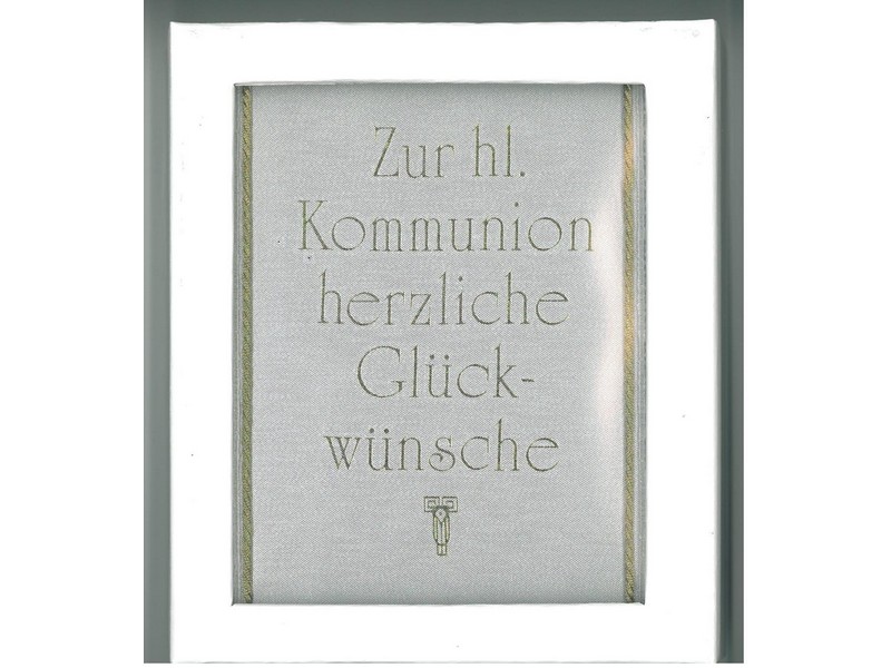 Kommunionbrief weiß 'Zur hl. Kommunion...' Kommunionbrief weiß 'Zur hl. Kommunion...'