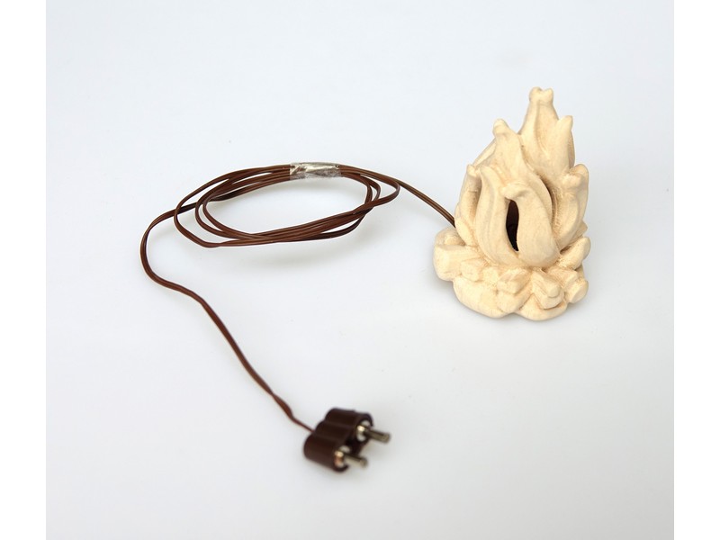 Lagerfeuer natur mit elektr. Licht, für 12 cm Figuren Lagerfeuer natur mit elektr. Licht, für 12 cm Figuren