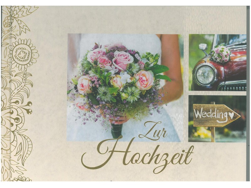 'Zur Hochzeit' gebunden 23x25cm 'Zur Hochzeit' gebunden 23x25cm