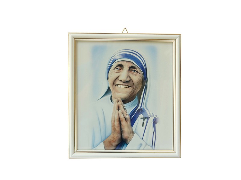 Bild mit Rahmen 'Hl. Mutter Teresa' ca. 25,5x22,5 cm Bild mit Rahmen 'Hl. Mutter Teresa' ca. 25,5x22,5 cm