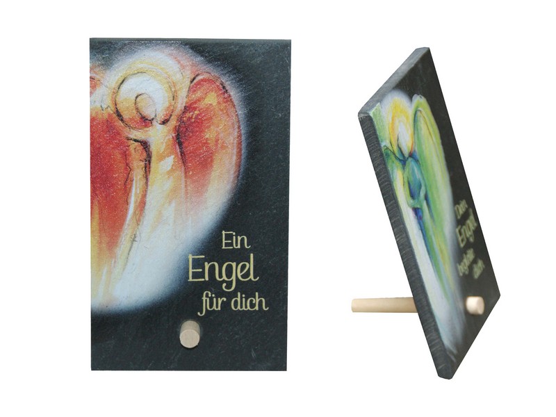 Schieferaufsteller \'Ein Engel für dich\' 6 x 10 cm