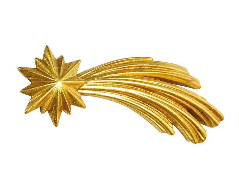 Kometstern gold-bemalt, für 12 cm Fig. Kometstern gold-bemalt, für 12 cm Fig.