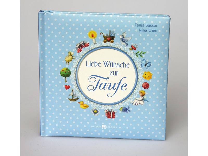 Liebe Wünsche zur Taufe... Geschenkbüchlein blau *v* Liebe Wünsche zur Taufe... Geschenkbüchlein blau *v*