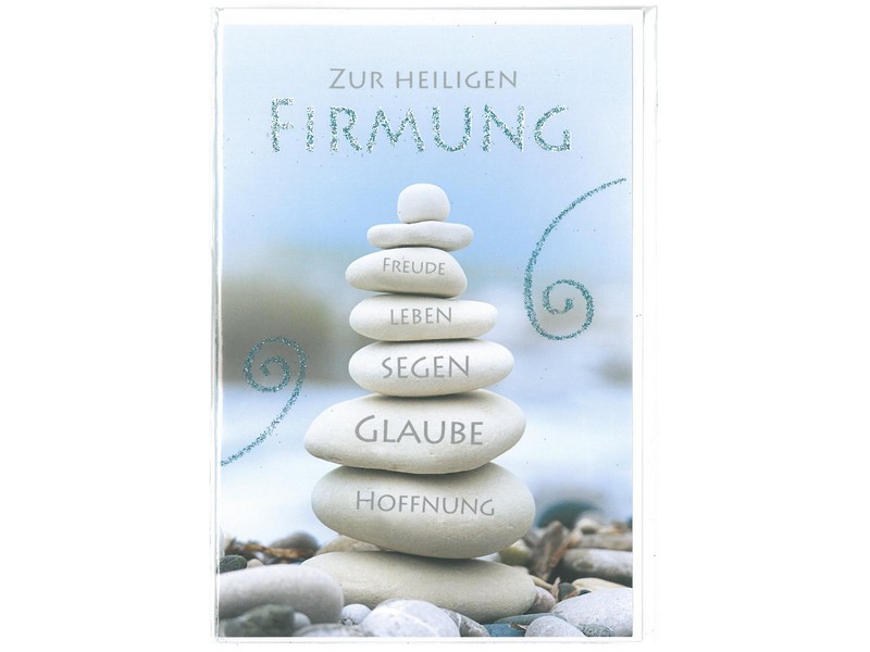 Billett 'Zur hl. Firmung' 12x17 cm Billett 'Zur hl. Firmung' 12x17 cm