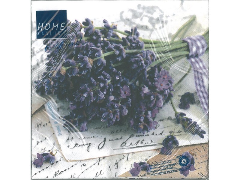 Servietten 33x33 cm 'Lavender' 20 Stk. Pkg. 3-lagig Servietten 33x33 cm 'Lavender' 20 Stk. Pkg. 3-lagig