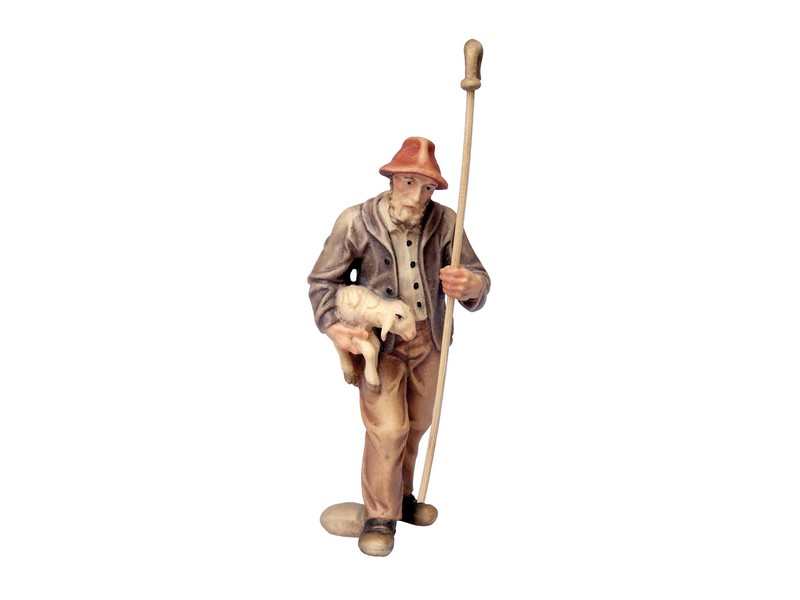 Lammträger mit Stock 10 cm lasiert Lammträger mit Stock 10 cm lasiert