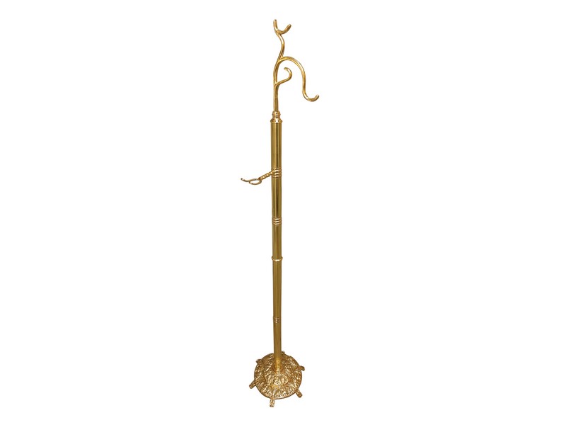 Rauchfassständer Messing poliert, H: 147 cm Rauchfassständer Messing poliert, H: 147 cm