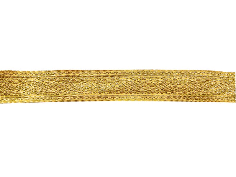 Brokatborte goldfärbig 3 cm Brokatborte goldfärbig 3 cm