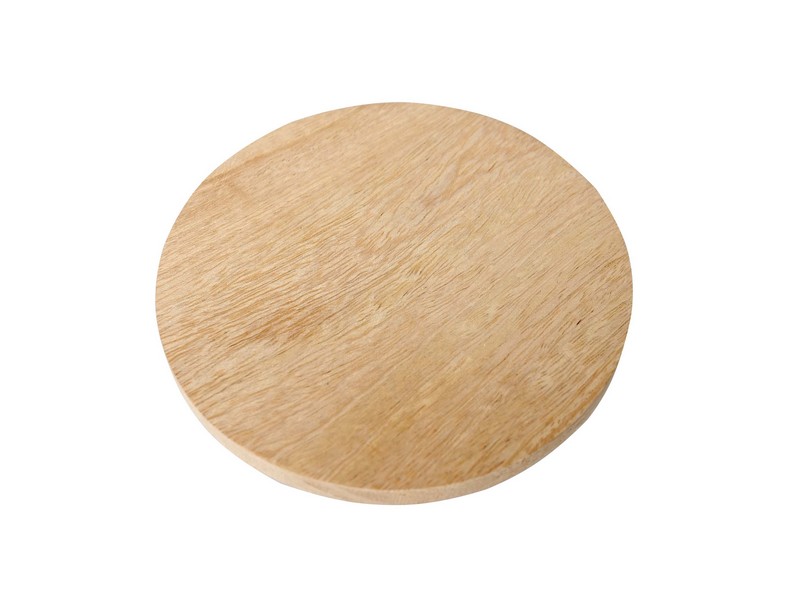 Kerzenteller Holz, 10 cm rund, natur Kerzenteller Holz, 10 cm rund, natur